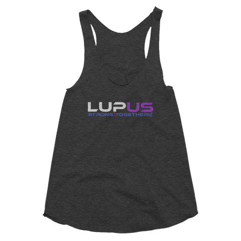 LupUS Strong Together Women's Tri-Blend Racerback Tank