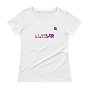 LupUS Strong Together Women Scoopneck T-Shirt