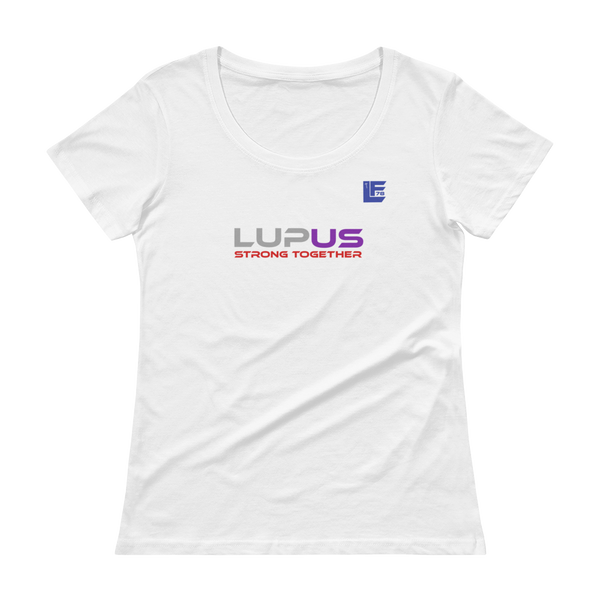 LupUS Strong Together Women Scoopneck T-Shirt